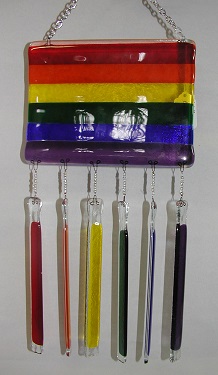 Windchimes Tidewater Studios Rainbow Wind Chime